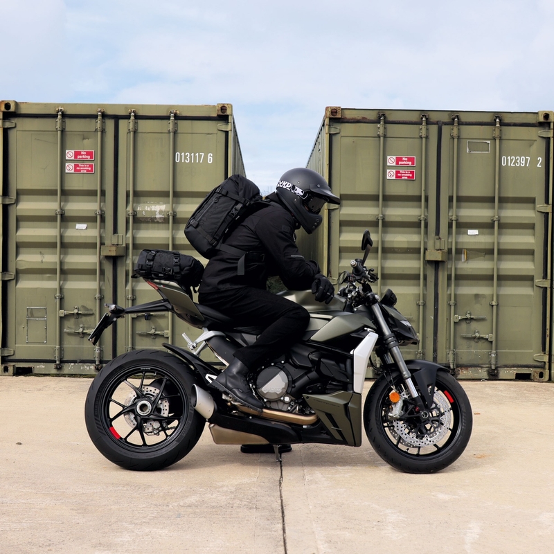Moto brašna na sedadlo spolujezdce Oxford Atlas T-30 Advanced Tourpack 30 l šedá