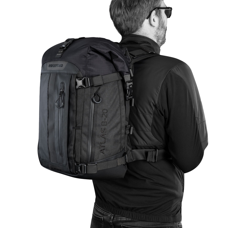 Moto brašna Oxford Atlas B-20 Advanced Backpack 20 l černá