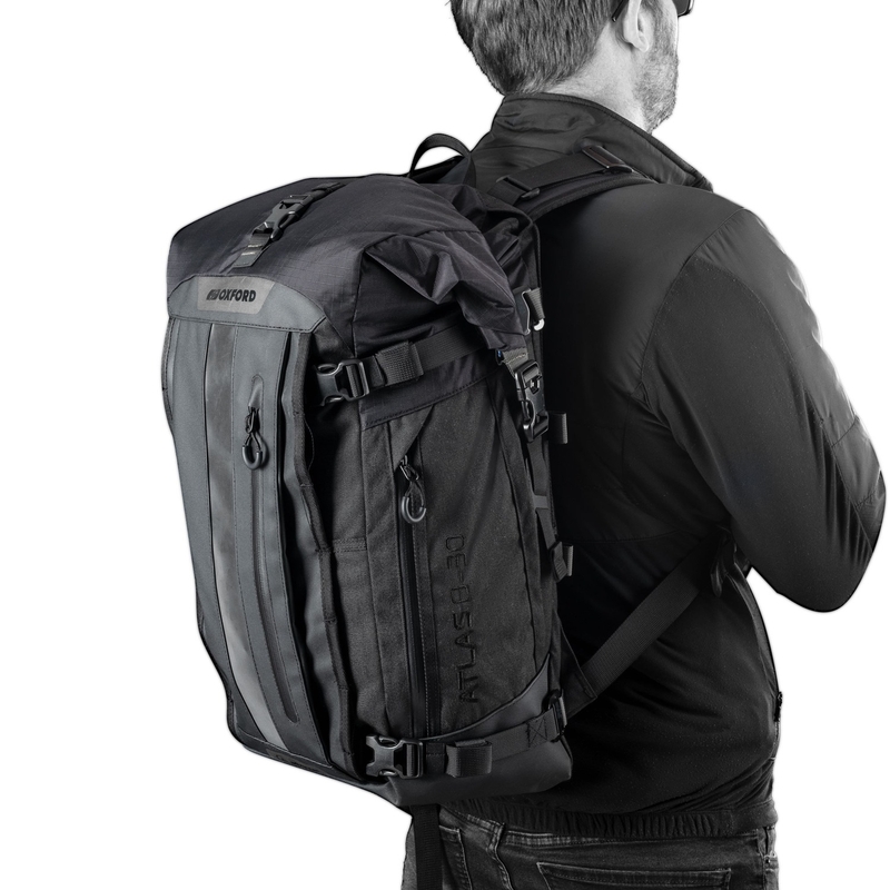 Moto brašna Oxford Atlas B-30 Advanced Backpack 30 l šedá