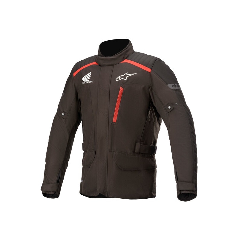 Bunda na motorku Alpinestars Gravity Drystar Honda kolekce černo-červená
