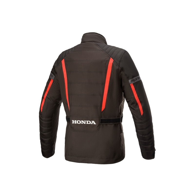 Bunda na motorku Alpinestars Gravity Drystar Honda kolekce černo-červená
