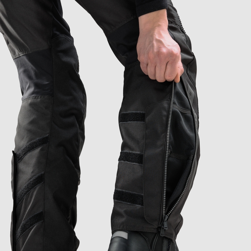 Prodloužené kalhoty na motorku Rebelhorn Hiker IV černé