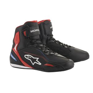 Boty na motorku Alpinestars Faster-3 Honda kolekce černo-červeno-modré