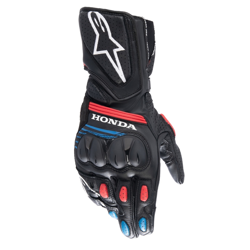 Rukavice na motorku Alpinestars SP-8 Honda černo-červeno-modré