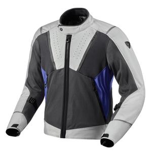 Bunda na motorku Revit Airwave 4 světle šedo-modrá