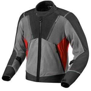 Bunda na motorku Revit Airwave 4 antracitovo-červená