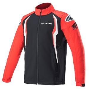 Bunda na motorku Alpinestars Honda červeno-černá