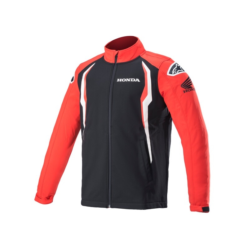 Bunda na motorku Alpinestars Honda červeno-černá