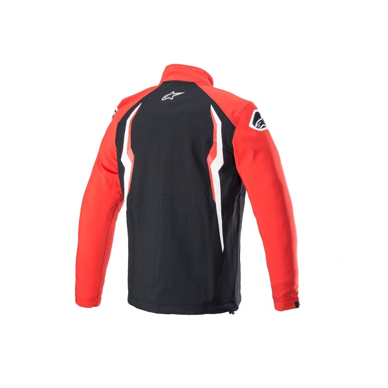 Bunda na motorku Alpinestars Honda červeno-černá