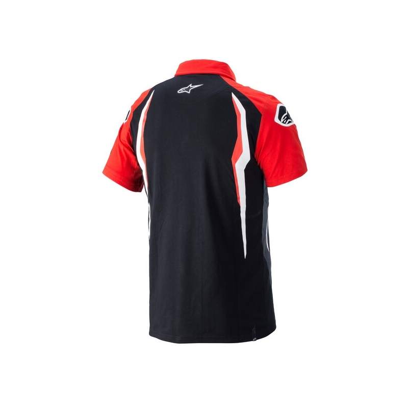 Polo triko Alpinestars Honda červeno-černé
