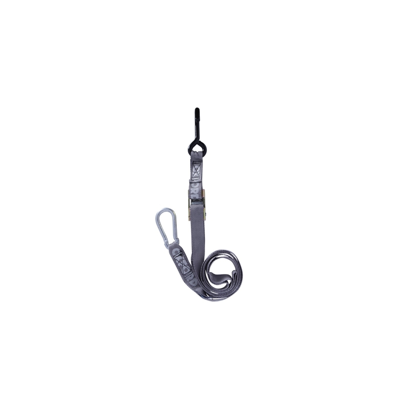 Nastavitelné a zesílené popruhy Oxford Carabiner Straps 25 mm šedé