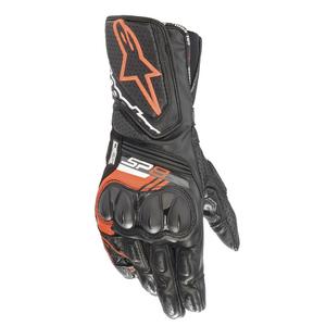 Rukavice na motorku Alpinestars SP-8 černo-fluo červené
