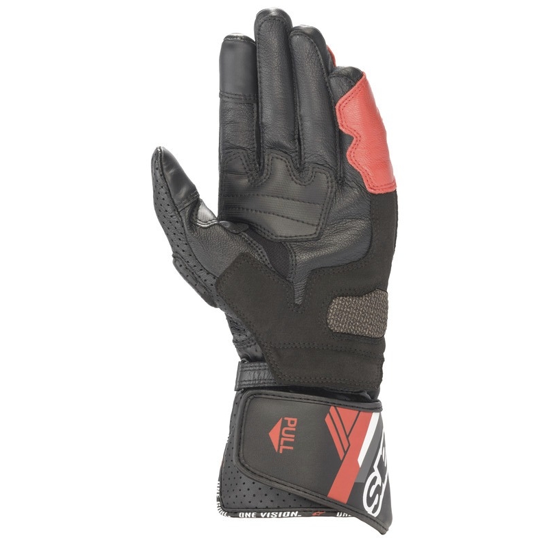 Rukavice na motorku Alpinestars SP-8 černo-bílo-červené