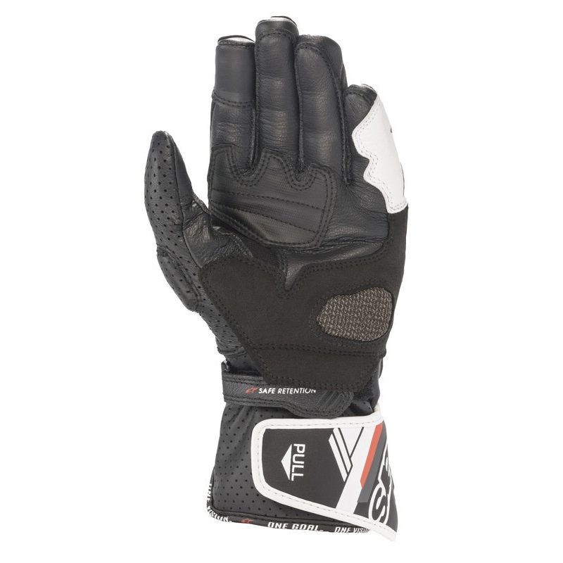 Dámské rukavice na motorku Alpinestars SP-8 černo-bílé