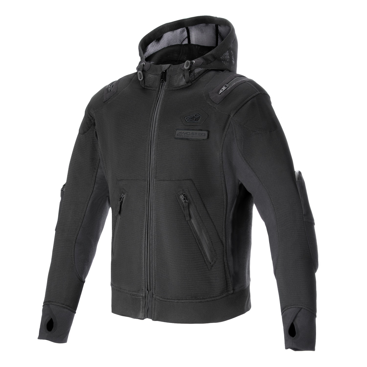 Bunda na motorku Alpinestars Moflow MO.ST.EQ černá Velikost: XS