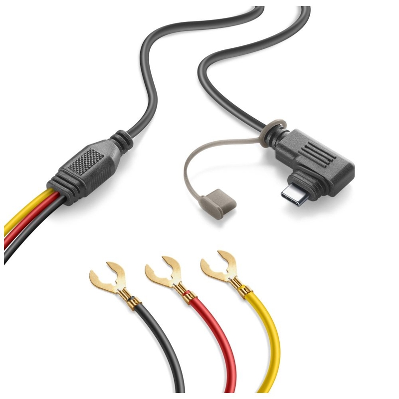 Napájecí kabel pro Interphone Ridesync USB-C/baterie