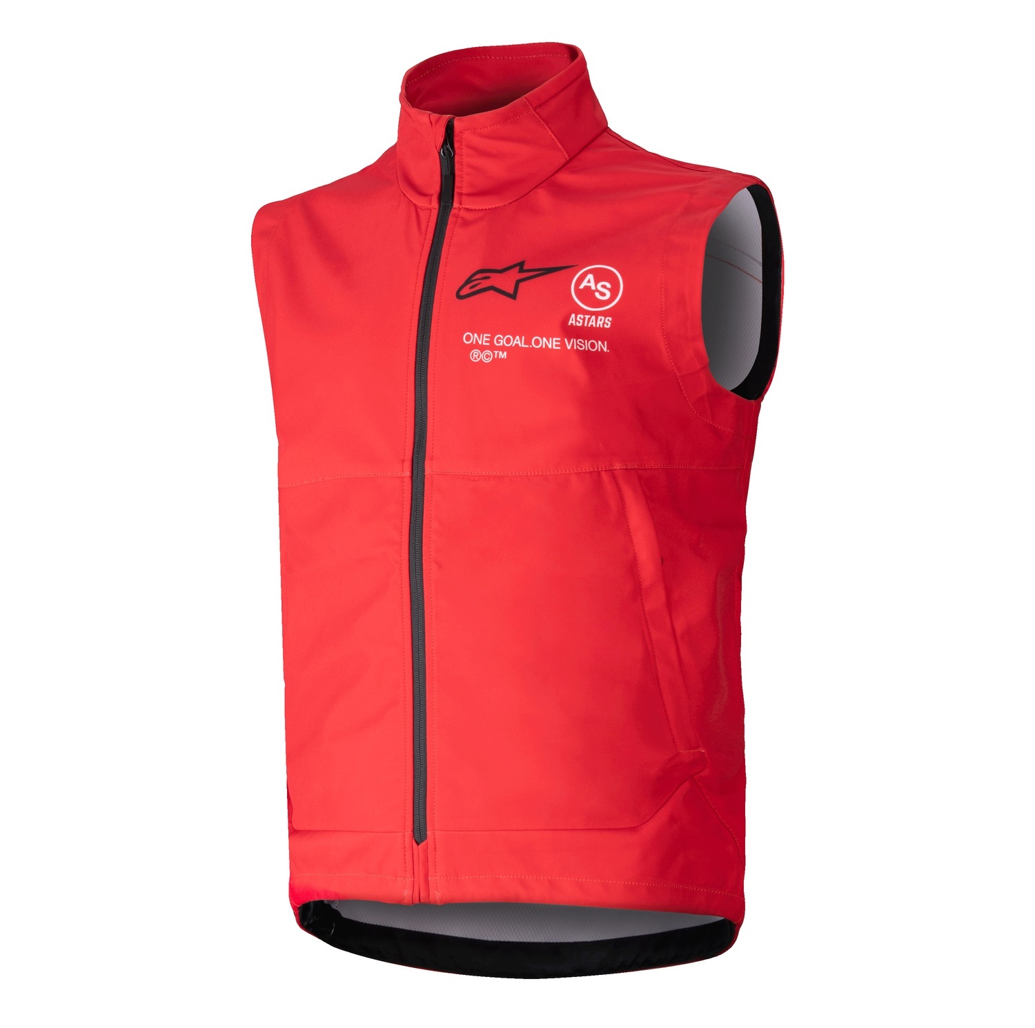 Dětská softshellová vesta Alpinestars Techstar červená Velikost: S