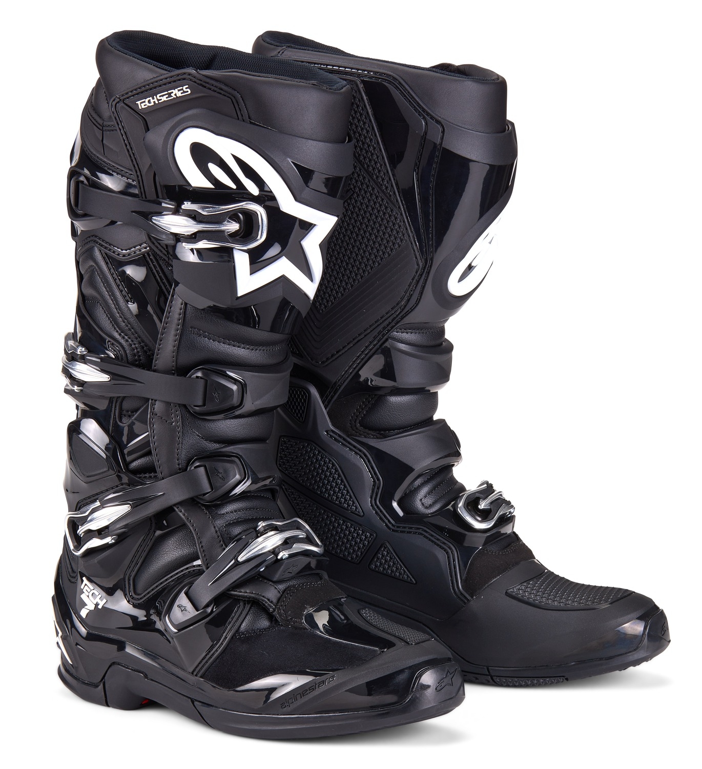 Boty na motorku Alpinestars Tech 7 černé Velikost: 38