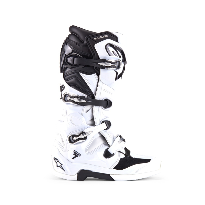 Boty na motorku Alpinestars Tech 7 bílo-černé
