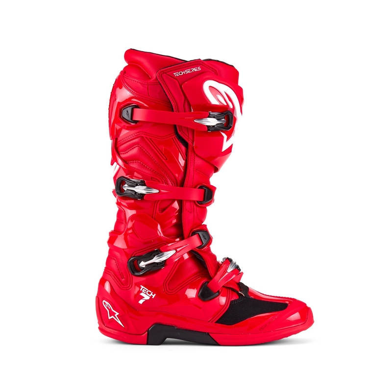 Boty na motorku Alpinestars Tech 7 červené