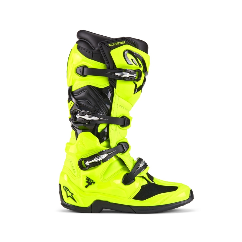 Boty na motorku Alpinestars Tech 7 fluo žluto-černé