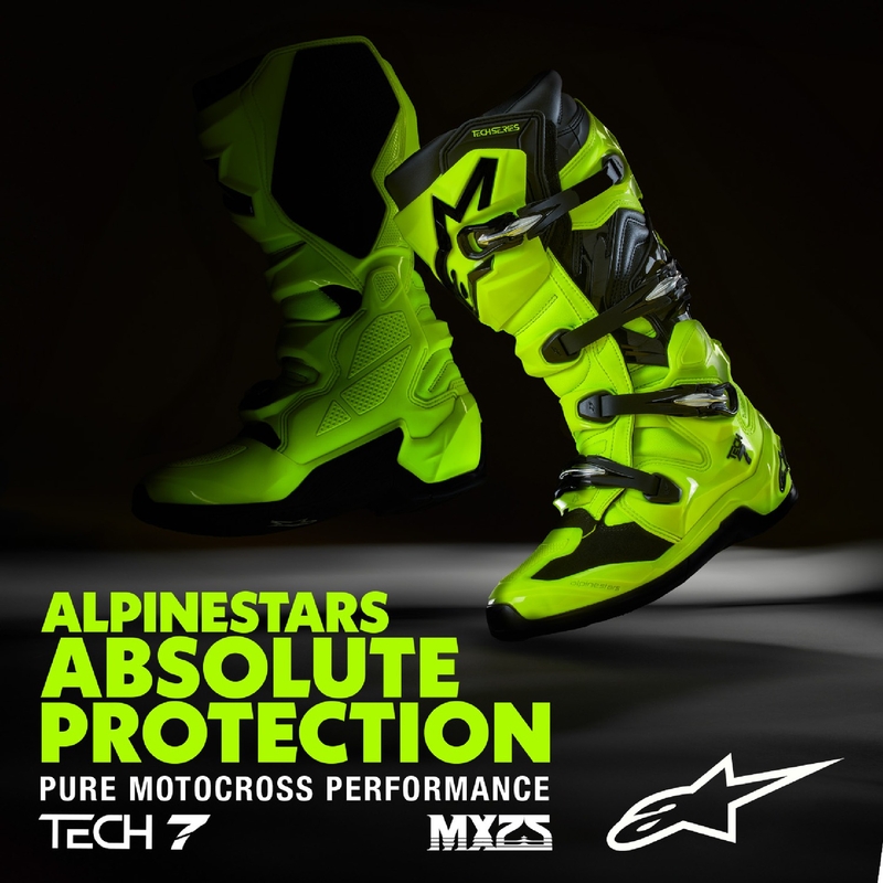 Boty na motorku Alpinestars Tech 7 fluo žluto-černé