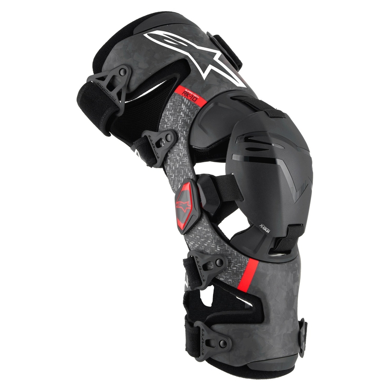 Kolenní ortézy Alpinestars Supertech RK-10 Plasma černo-červené