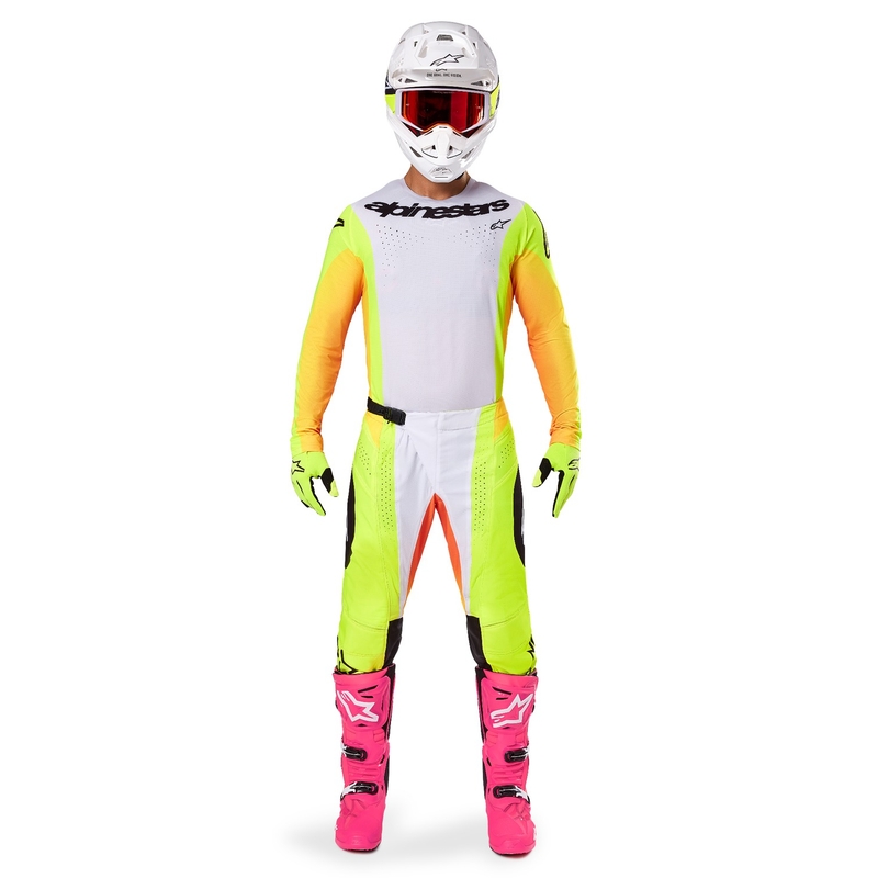 Motokrosový dres Alpinestars Techstar Melt žluto-černý