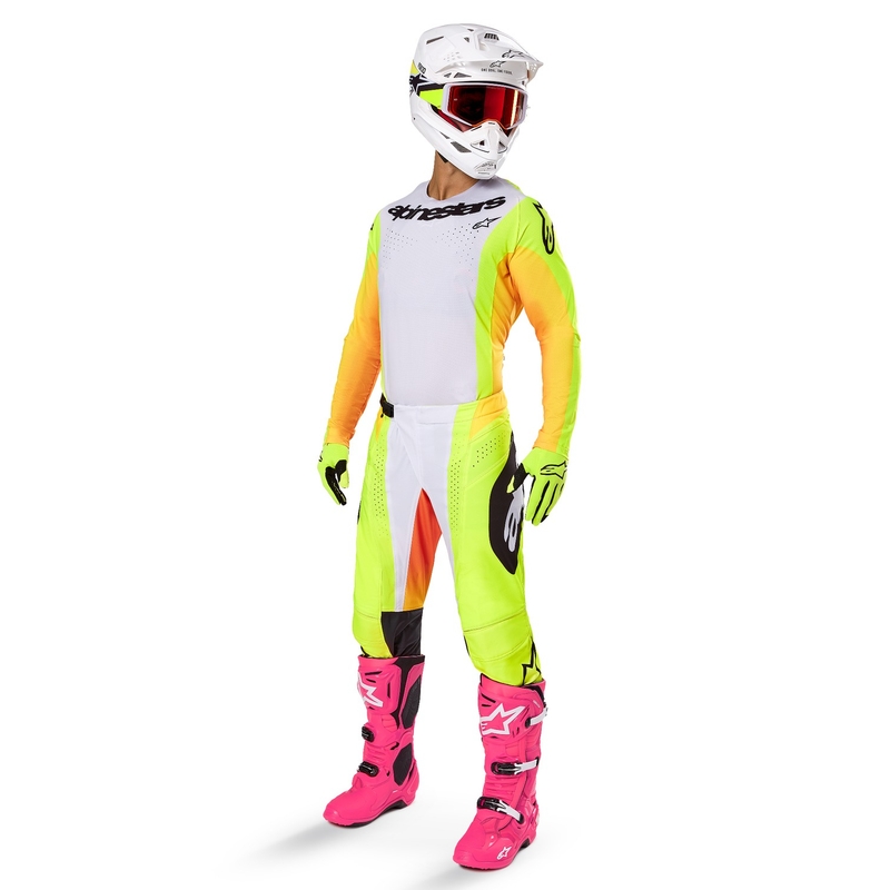 Motokrosový dres Alpinestars Techstar Melt žluto-černý
