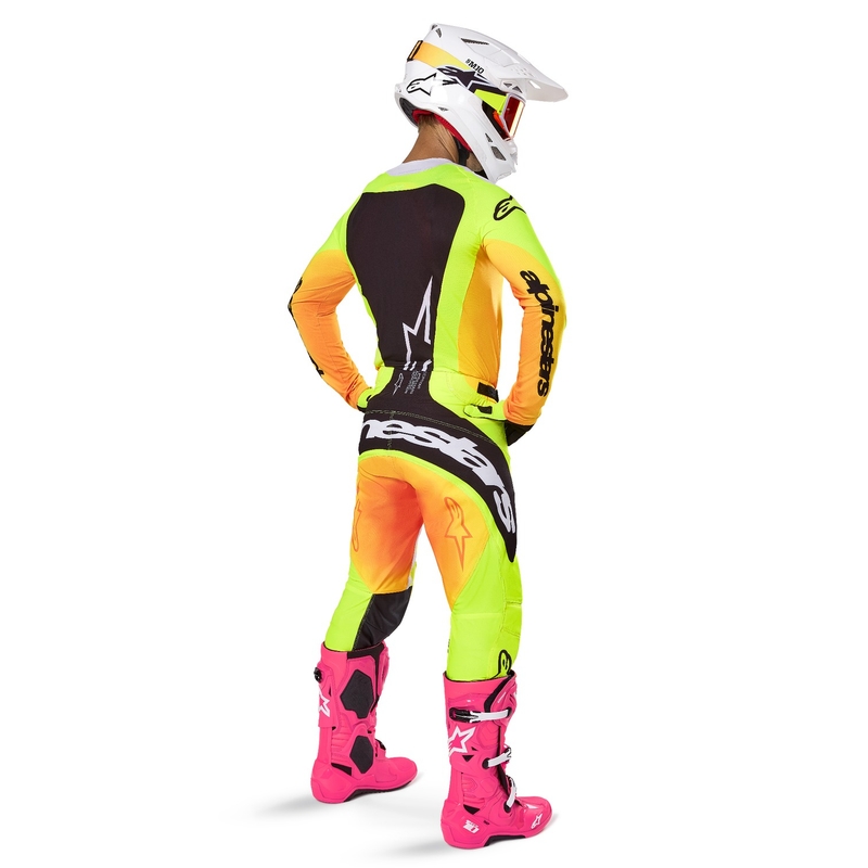 Motokrosový dres Alpinestars Techstar Melt žluto-černý