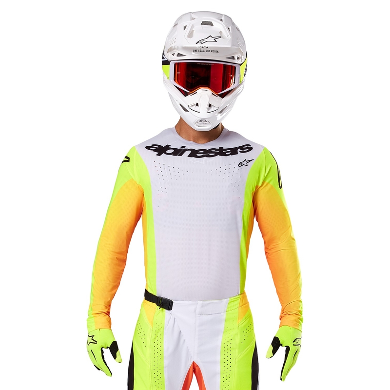 Motokrosový dres Alpinestars Techstar Melt žluto-černý