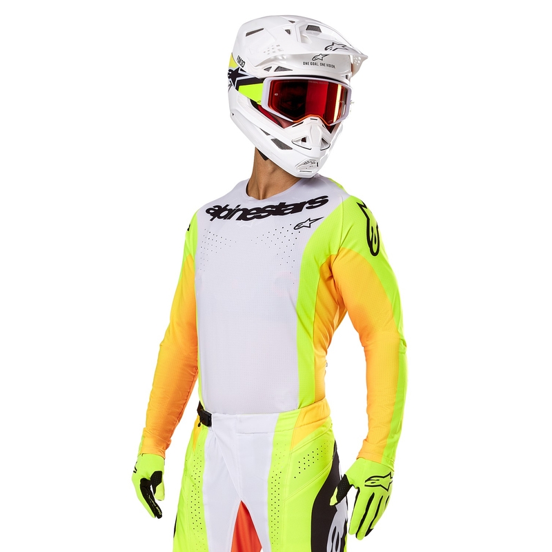 Motokrosový dres Alpinestars Techstar Melt žluto-černý