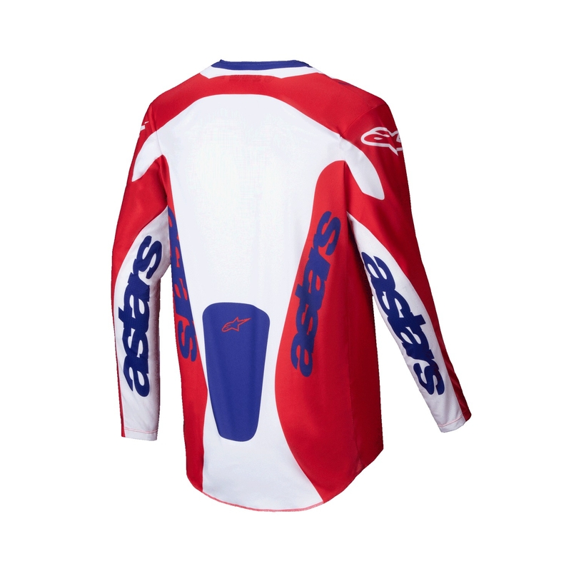 Motokrosový dres Alpinestars Racer Veil červeno-bílý