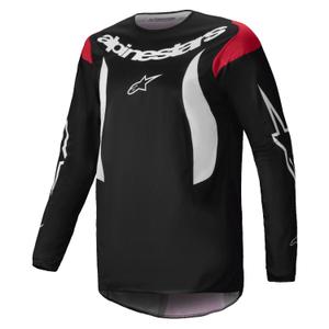 Motokrosový dres Alpinestars Fluid Haul černo-bílý