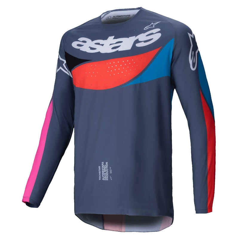 Motokrosový dres Alpinestars Techstar Dreem šedo-multicolor