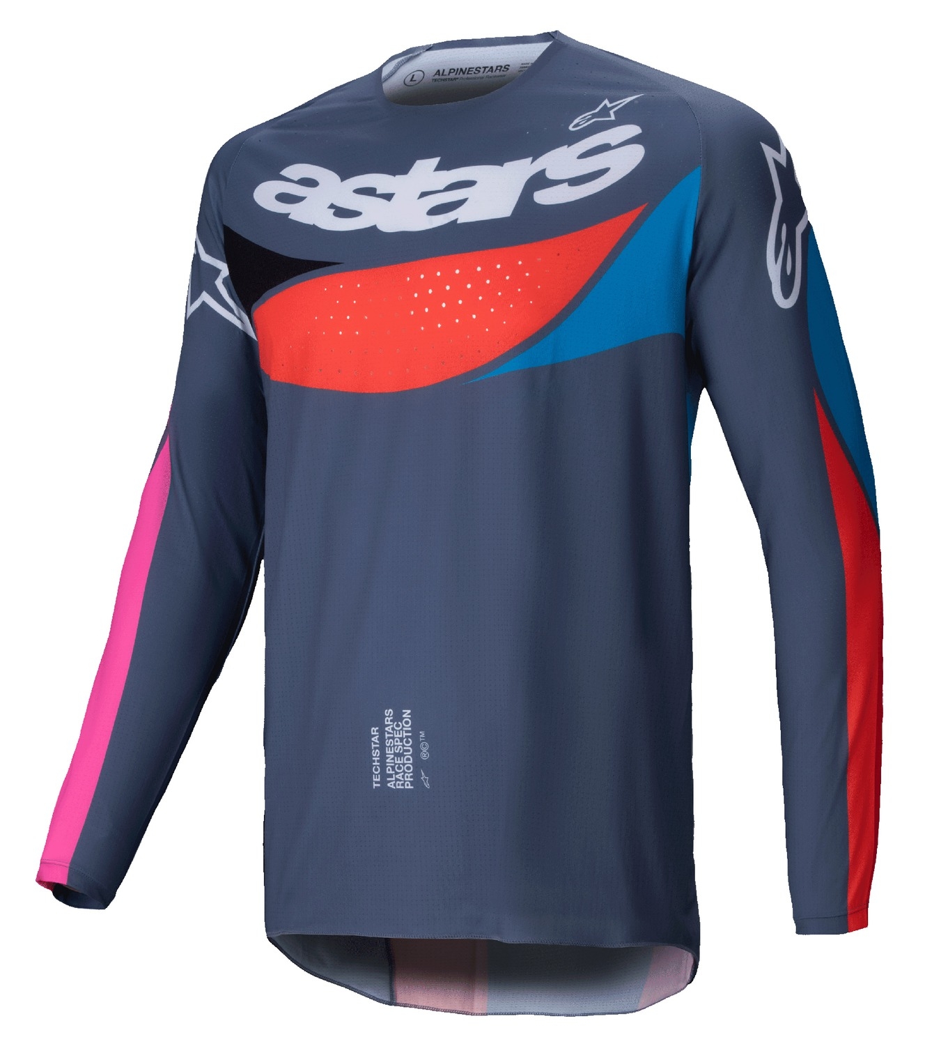Motokrosový dres Alpinestars Techstar Dreem šedo-multicolor Velikost: S