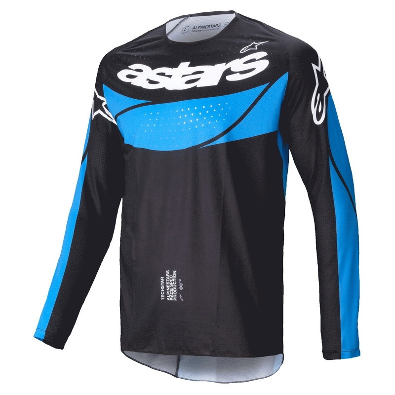 Motokrosový dres Alpinestars Techstar Dreem černo-modrý