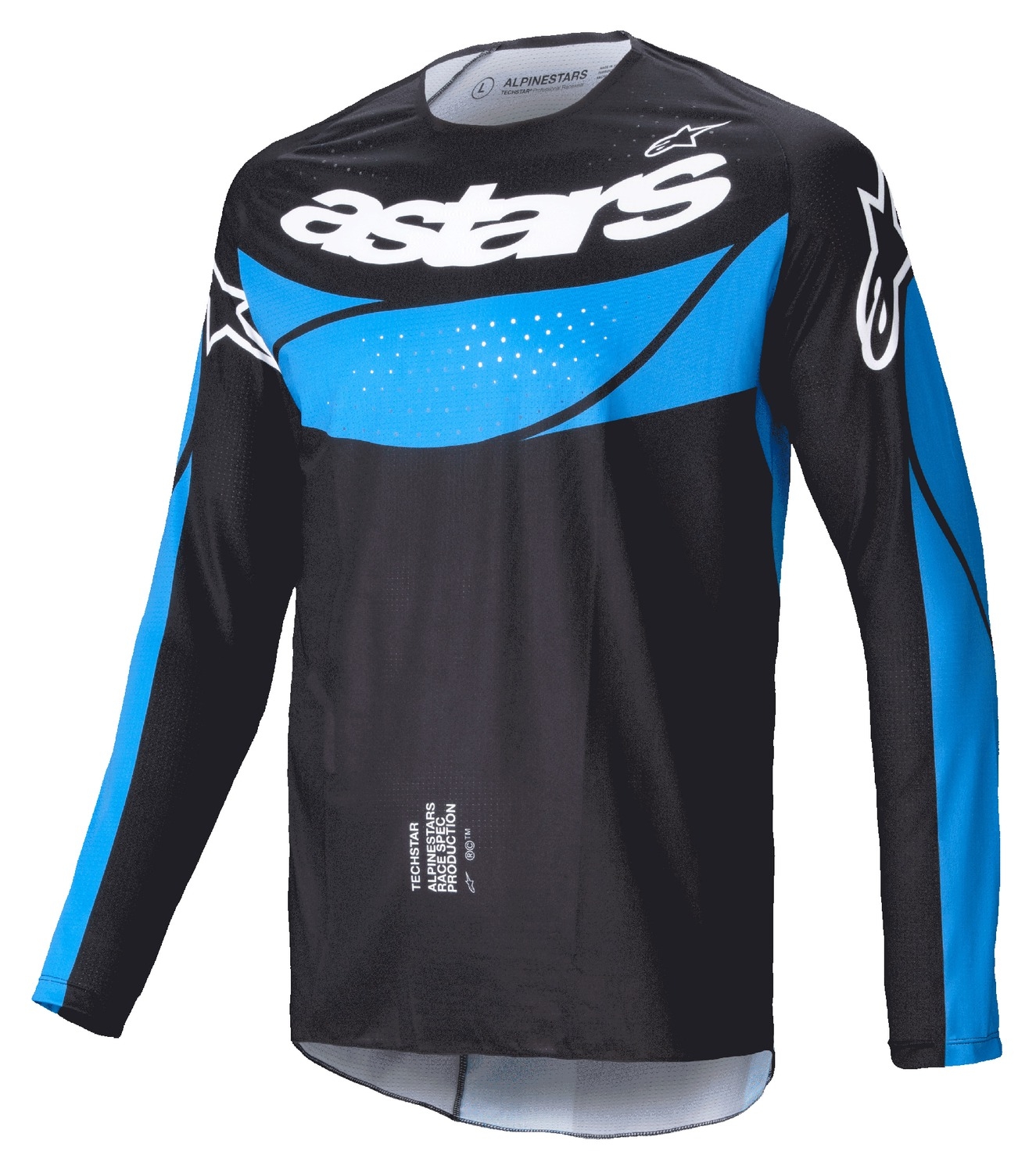 Motokrosový dres Alpinestars Techstar Dreem černo-modrý Velikost: S