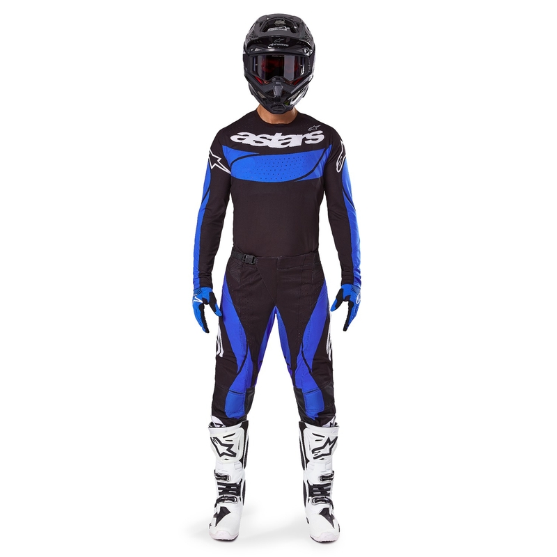 Motokrosový dres Alpinestars Techstar Dreem černo-modrý