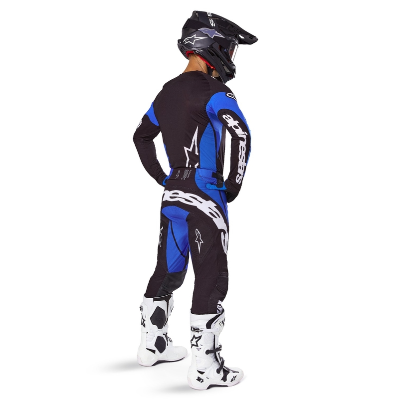 Motokrosový dres Alpinestars Techstar Dreem černo-modrý