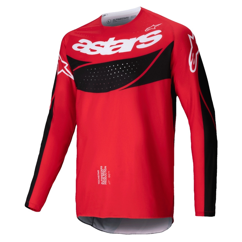 Motokrosový dres Alpinestars Techstar Dreem červeno-černý