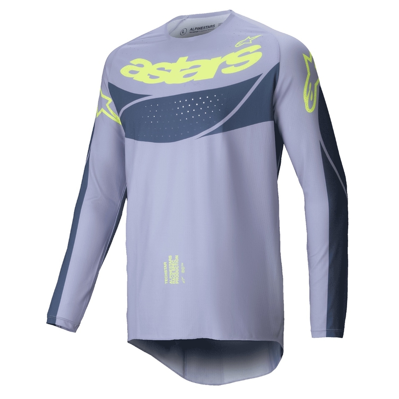 Motokrosový dres Alpinestars Techstar Dreem šedo-tmavě šedý