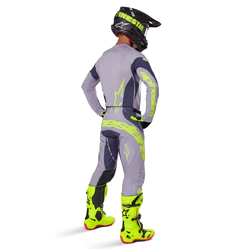 Motokrosový dres Alpinestars Techstar Dreem šedo-tmavě šedý