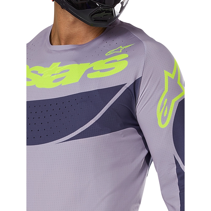 Motokrosový dres Alpinestars Techstar Dreem šedo-tmavě šedý