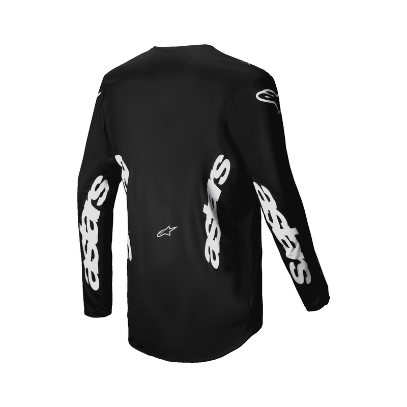 Motokrosový dres Alpinestars Racer Graphite černo-šedý