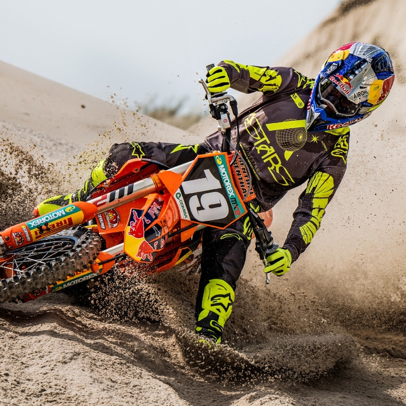 Motokrosový dres Alpinestars Racer Hollow tmavá camo-fluo žlutý