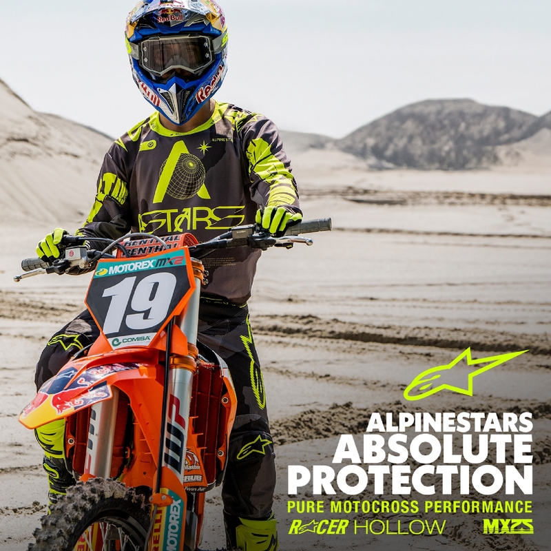 Motokrosový dres Alpinestars Racer Hollow tmavá camo-fluo žlutý