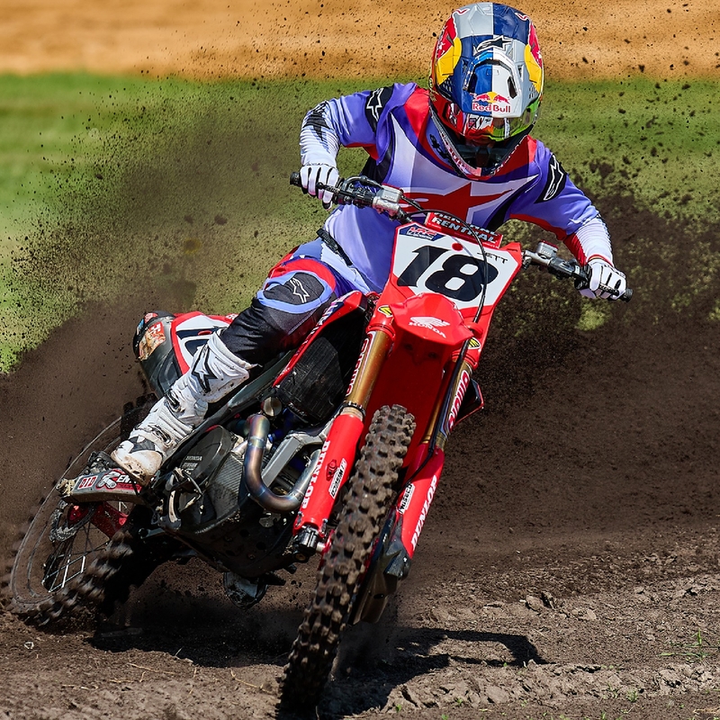 Motokrosový dres Alpinestars Fluid Wurx fluo fialovo-červený