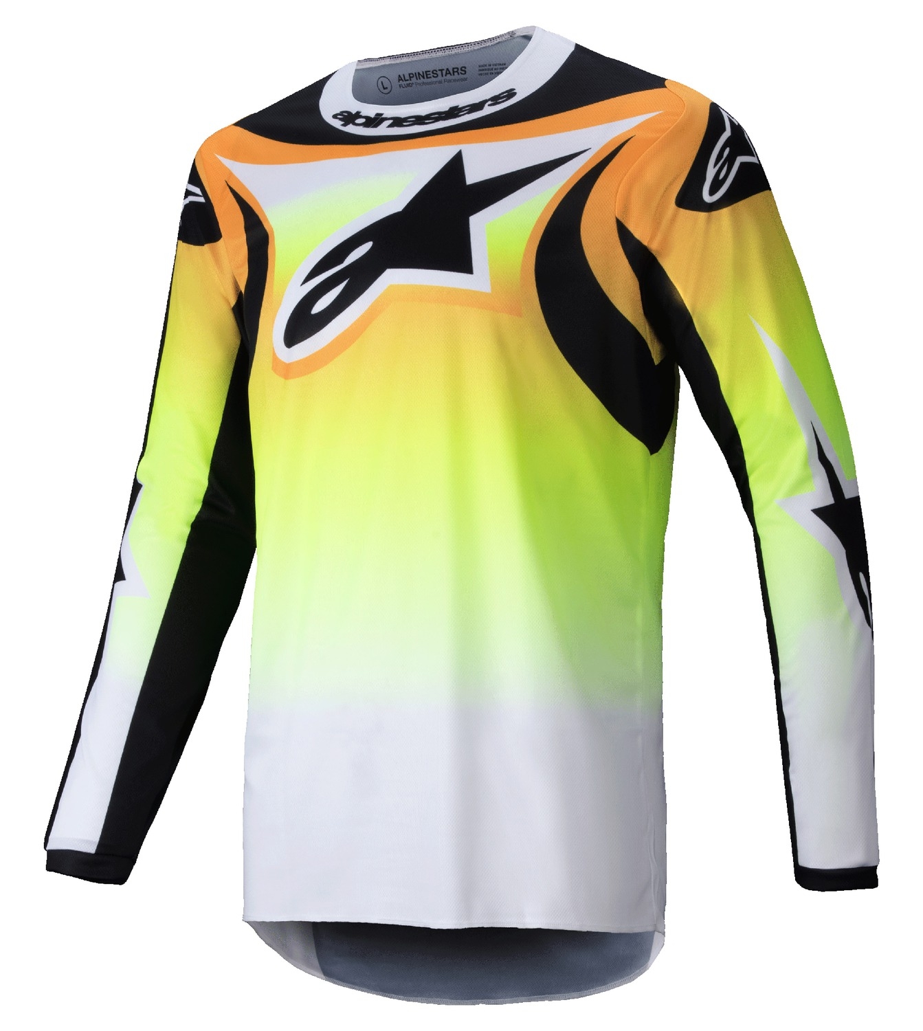 Motokrosový dres Alpinestars Fluid Wurx žluto-černý Velikost: S