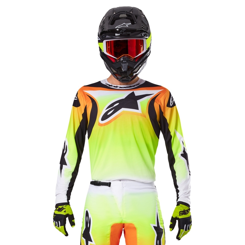Motokrosový dres Alpinestars Fluid Wurx žluto-černý